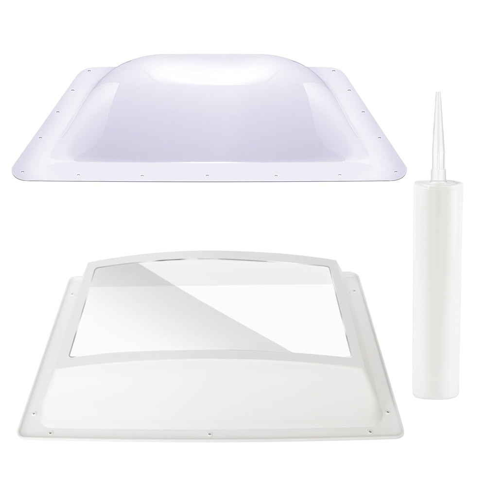 XMK RV skylight outer dome 14x22-4in with durable UV protection and energy efficiency benefits.
