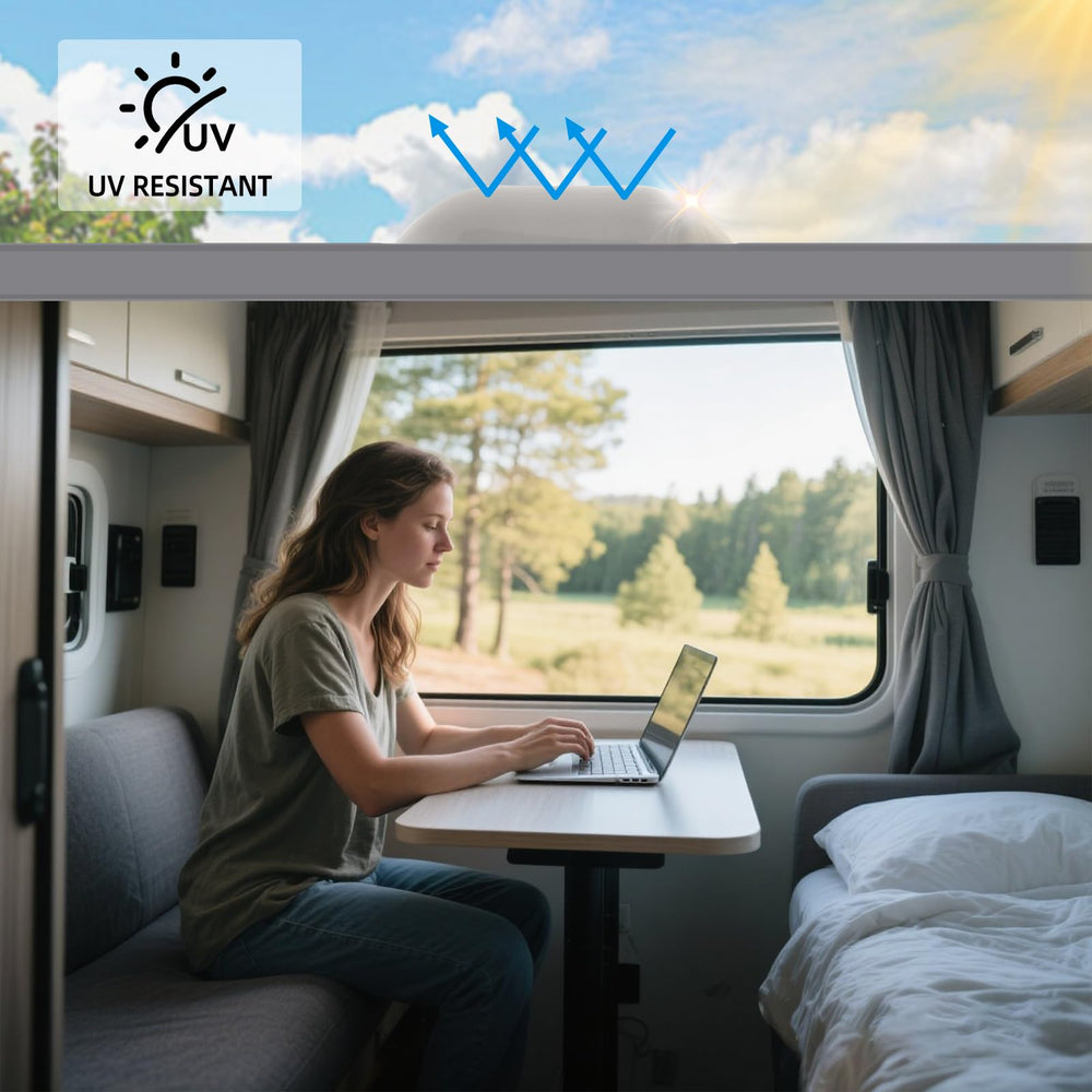XMK skylight allows daytime sky views and night stars from inside your RV.