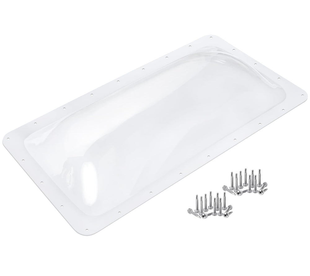 XMK skylight outer dome in clear color letting natural light into the RV interior.