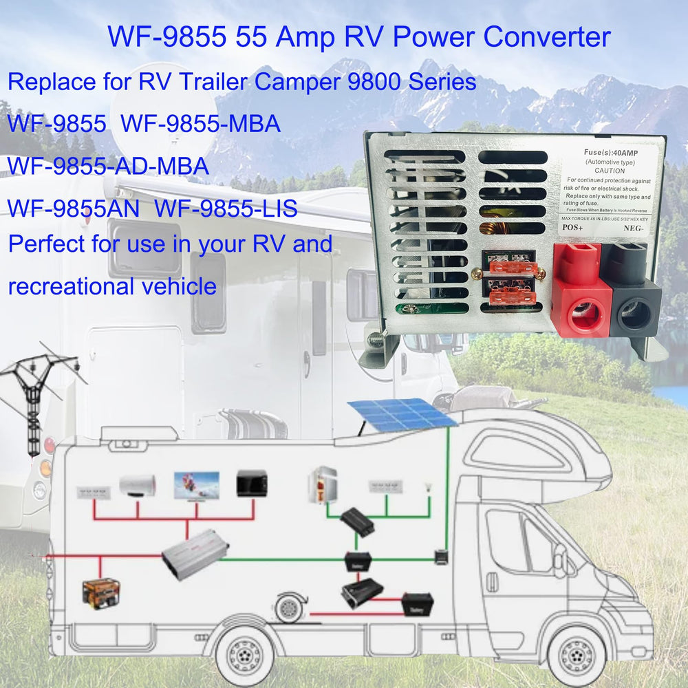 Xmnbl WF-9855 back panel with easy access for installation and maintenance