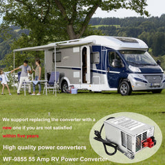 Xmnbl WF-9855 compatibility chart guiding supported RV models