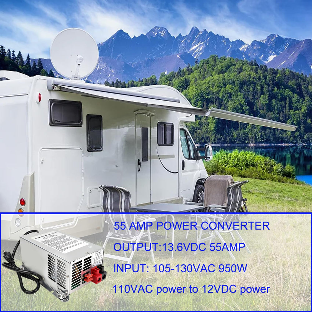 Xmnbl WF-9855 side-vents highlighting quiet cooling during RV use