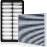 XNGQUEY engine air filter kit installed in Honda Pilot for cleaner cabin air.