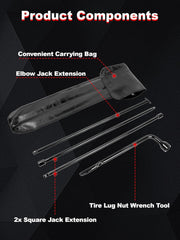 Xongjojo spare tire tool kit contents display highlights essential tools