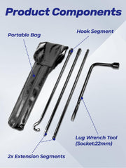 Xongjojo Tacoma tool kit uses high-strength alloy steel for tough repairs