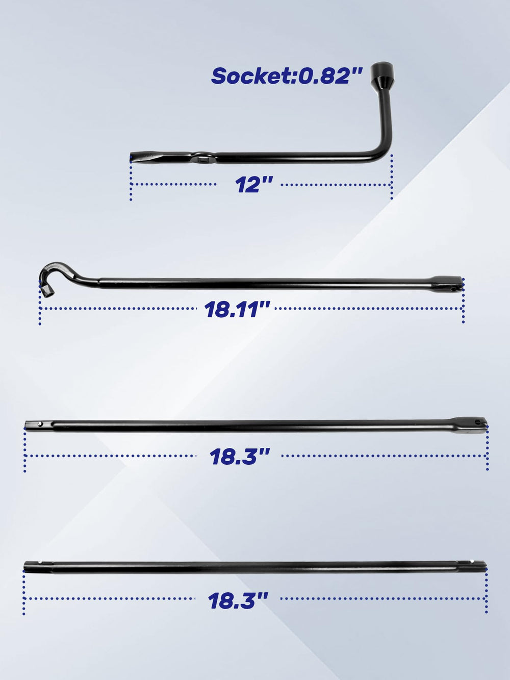 Xongjojo Tacoma tool kit opened layout reveals organized wrenches for quick tire changes
