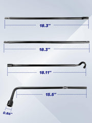 Xongjojo spare tire tool kit side view showing compact organization for roadside fixes