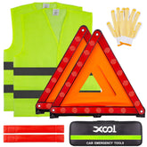 XOOL triangles front view for high roadside visibility