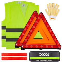 XOOL triangles front view for high roadside visibility