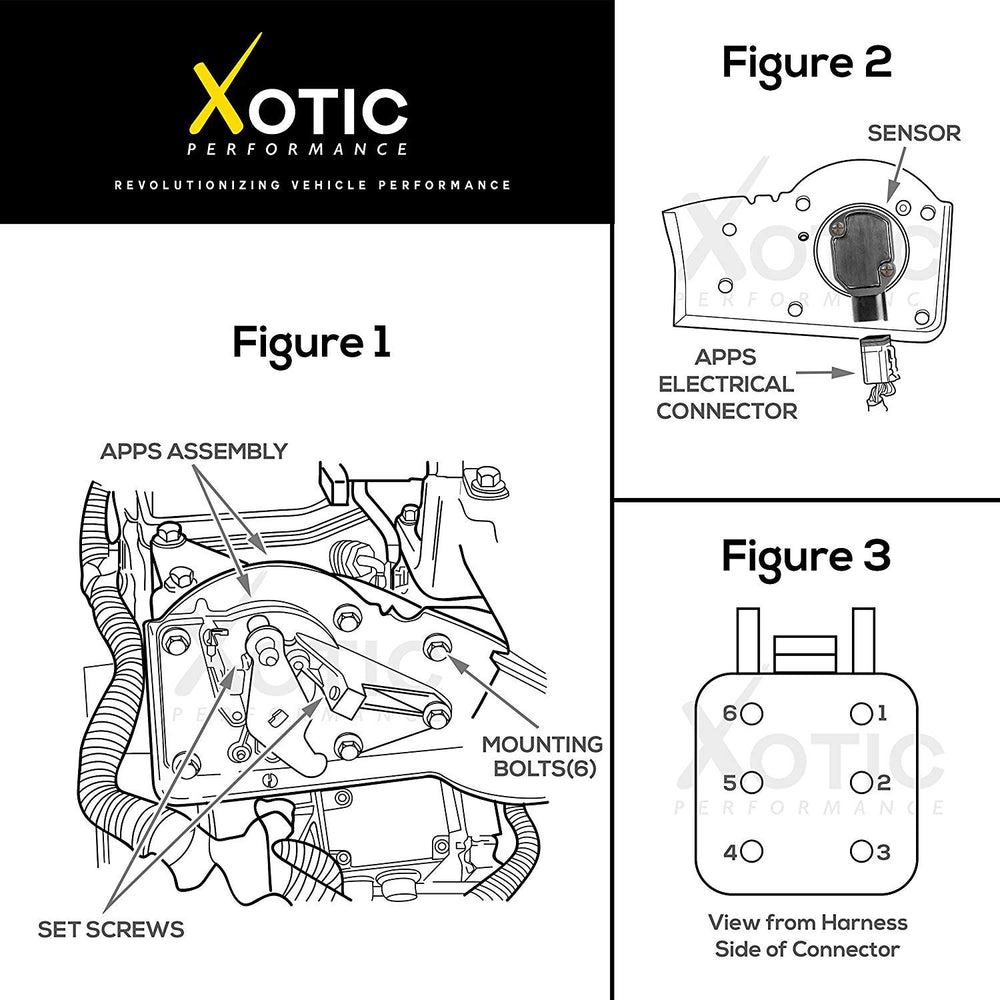 Xotic Performance TPS sensor helps diagnose throttle-related codes like P2121 and P0123
