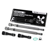 Xotic Performance upgraded stand pipe kit components ready for 6.0L Power Stroke upgrade