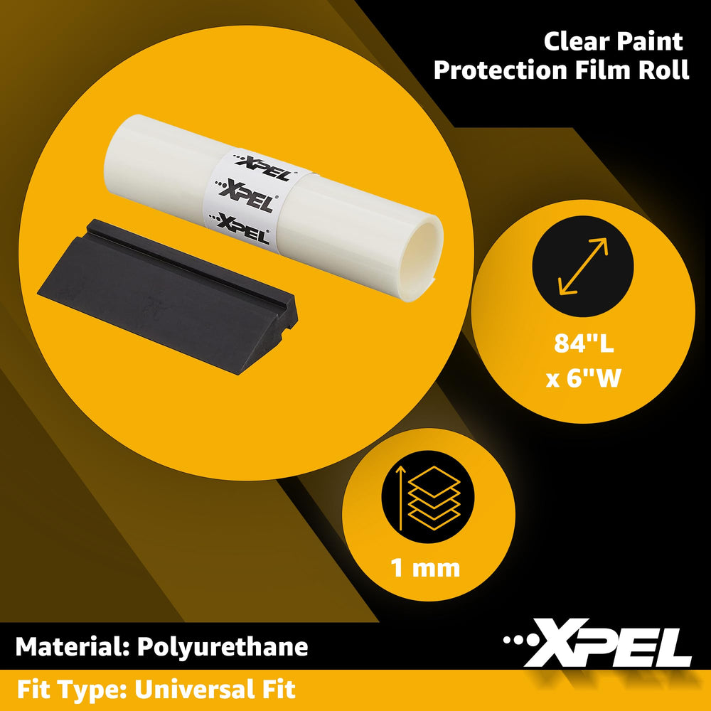 XPEL Clear PPF Roll self-healing-technology fades minor scratches with heat.