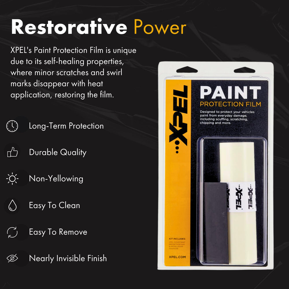 XPEL Clear PPF on hood protects paint with self-healing, near-invisible clarity.