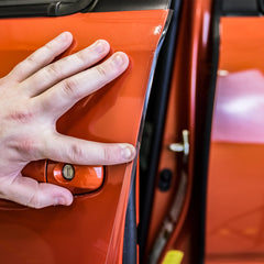 XPEL Door Edge Guard self-healing film shields minor scratches.