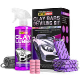 XPERTCHEMY car clay bars 4x100g pack for paint decontamination and a smooth finish.