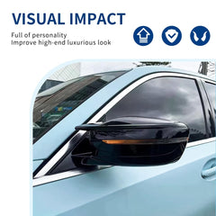 XPHAZZ side mirror cover close-up, ABS detail shows premium finish and durability