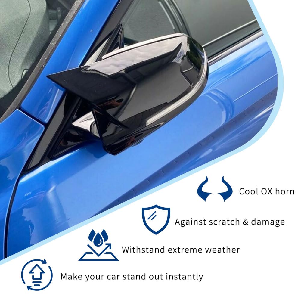 XPHAZZ gloss black mirror cap for F32/F33/F36 adds premium finish and UV protection.