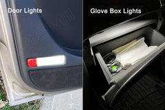 Xpismii 6000K white LED bulbs provide consistent color across lights