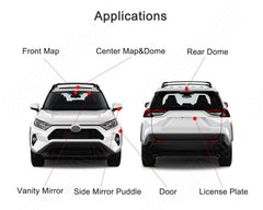 Xpismii rear dome lights brighten the back cabin for easy visibility
