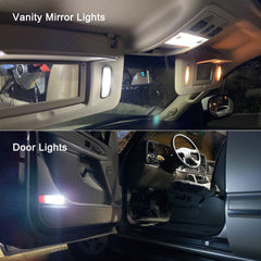 Xpismii side mirror puddle lights enhance exterior visibility at night