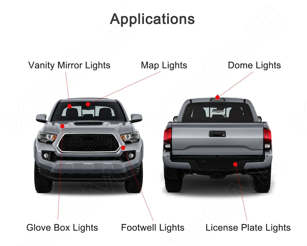 Xpismii Ram interior LED glove box light enhances night access
