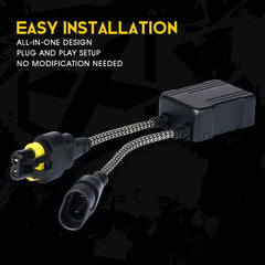 Compatibility fitment check image guiding vehicle-specific fit for LED bulbs.