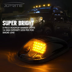 Xprite five-pack cab light kit designed for rugged, weatherproof mounting