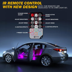 Xprite easy installation with adhesive and screws for a clean under-dash setup.