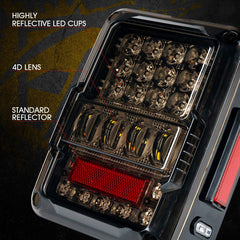 Xprite JK tail light reverse light for easy backing in low light