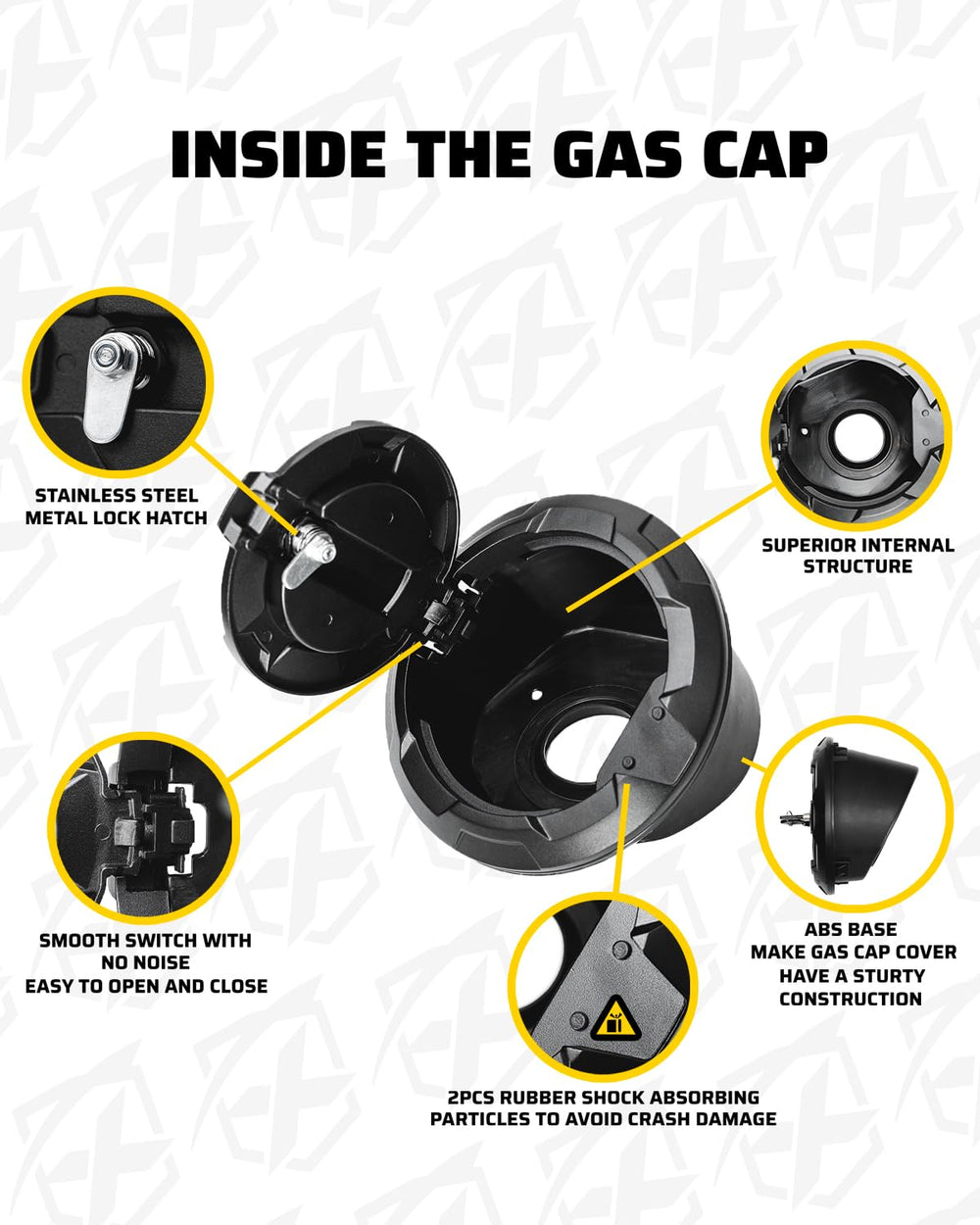 Xprite locking gas cap cover Jeep fit confirms precise compatibility