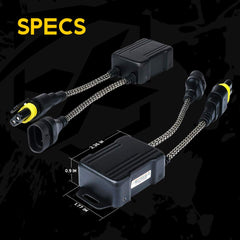 Pack of 2 canbus decoders by Xprite trusted for error-free operation.