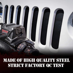 Xprite perforated design allows airflow to engine and radiator while blocking debris.