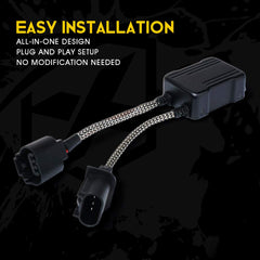 Canbus decoder module eliminates error codes and radio interference