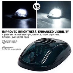 Xprite rooftop light kit side view on a cab highlighting compact profile