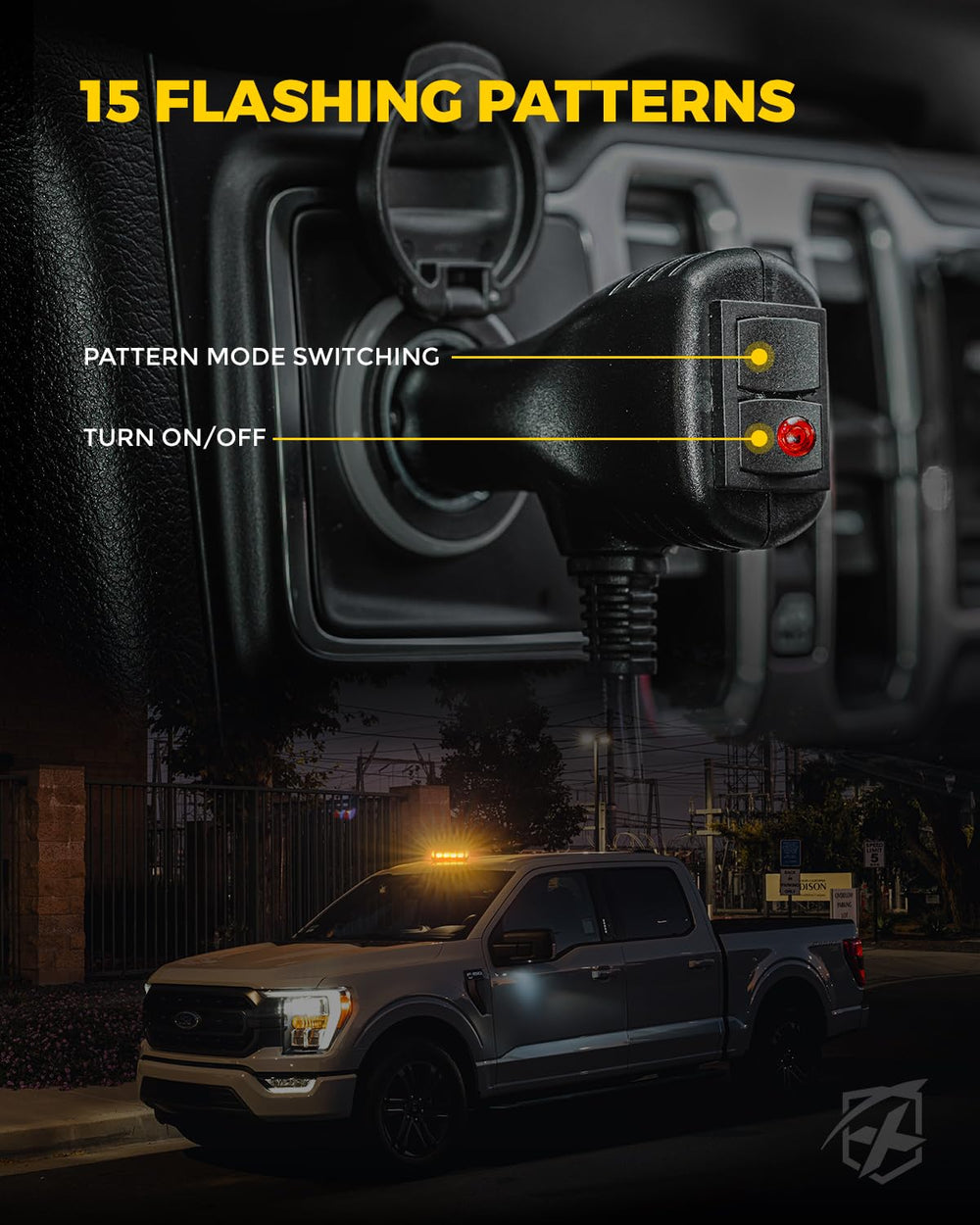 Xprite wide compatibility suits construction, snow plow postal and service vehicles