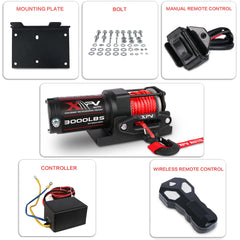 XPV AUTO 12V DC copper motor delivers efficient power for tough pulls.