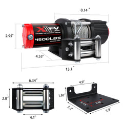 XPV AUTO 4-way roller fairlead guides cable smoothly on rough surfaces
