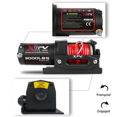 XPV AUTO off-road winch in mud-ready setup boosts recovery confidence.