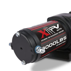 XPV AUTO synthetic rope recovery supports smooth, safe pulls.