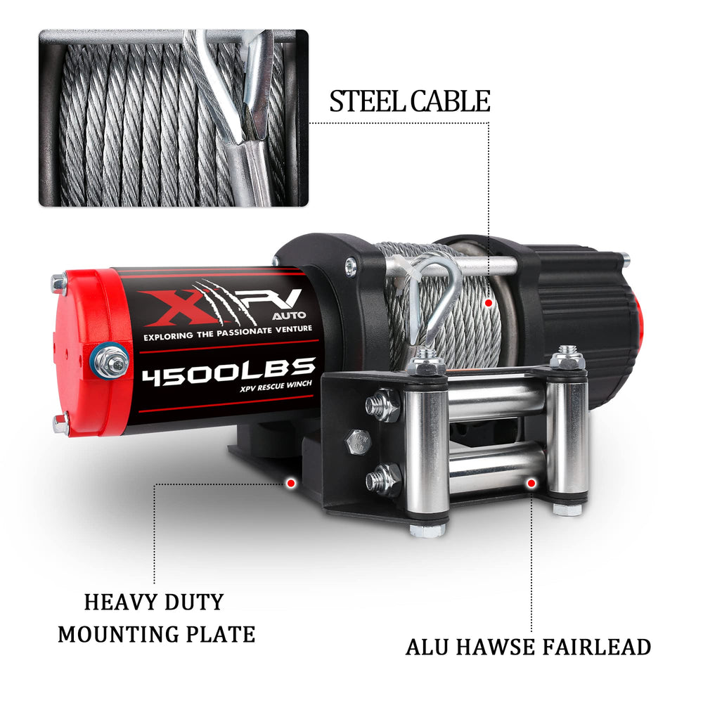 XPV AUTO wireless remote control for easy winching operation