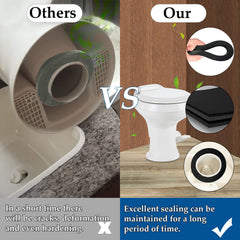Durable rubber compound in XQIQX RV Toilet Seal resists aging.