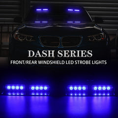 XRIDONSEN 16-LED strobe lights signal in rain or fog