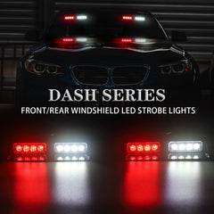 XRIDONSEN 2-in-1 emergency dash light on rear windshield for clear signaling