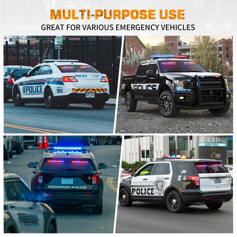 XRIDONSEN light bar provides all weather use for daytime recognition and night alerts