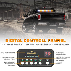 XRIDONSEN amber-white lights clearly signal hazards during daytime driving