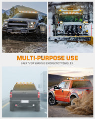 XRIDONSEN 45.5 inch strobe bar ideal for plows and construction fleets