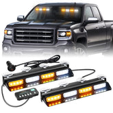 XRIDONSEN emergency dash strobe amber front view enhances daytime visibility for drivers