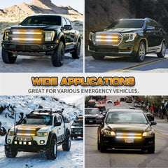 XRIDONSEN emergency grille lights support quick alerts on the road