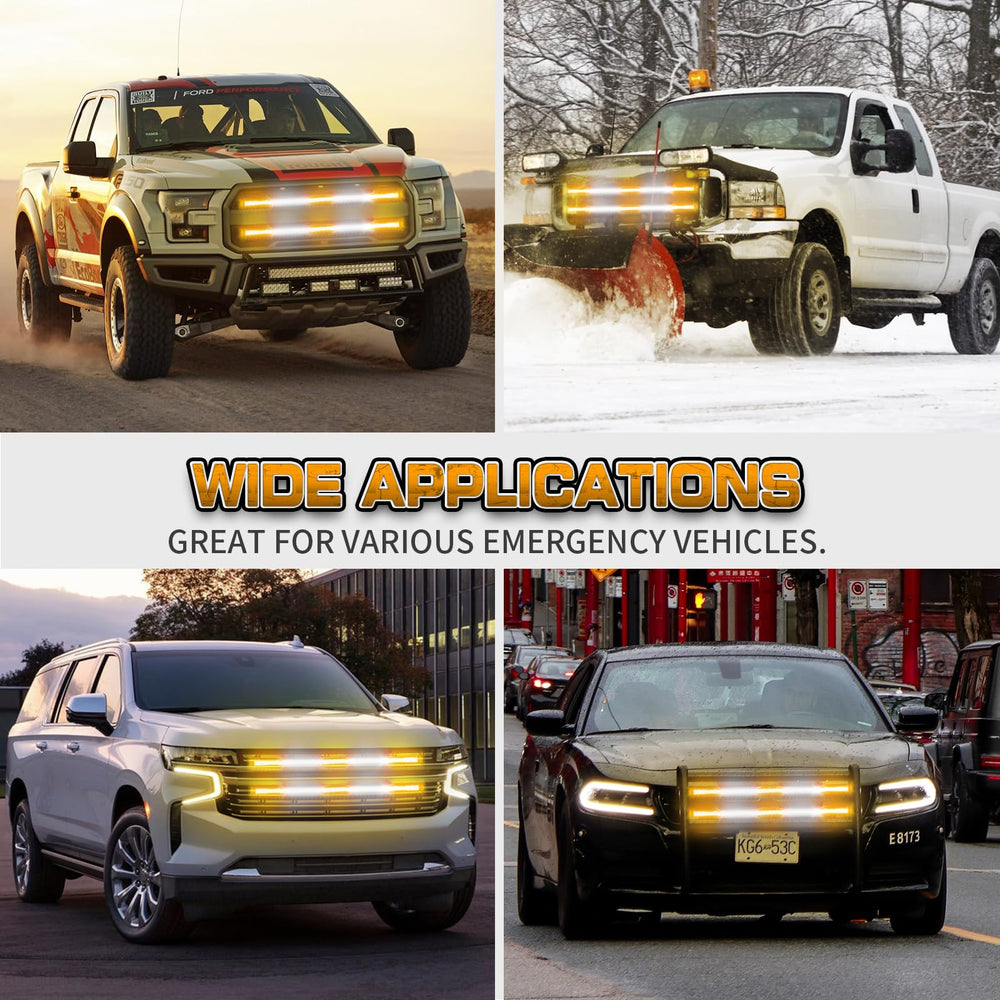 XRIDONSEN multi-vehicle emergency-light strip designed for versatile signaling across vehicles.