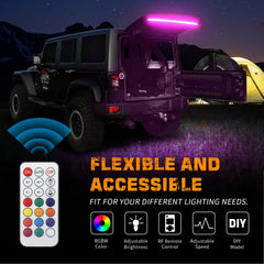 XRIDONSEN RGBW lighting for RVs and SUVs adds versatile ambient illumination